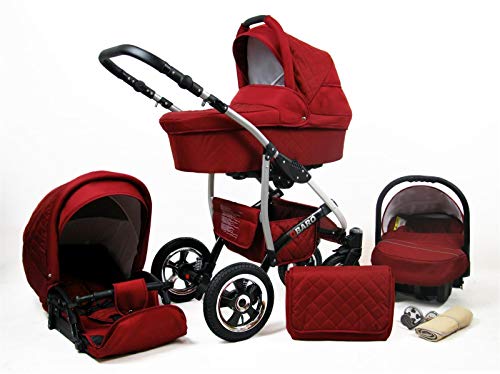 Cochecito de bebe 3 en 1 2 en 1 Trio Isofix silla de paseo Q-Step by SaintBaby Chili 3in1 con Silla de coche