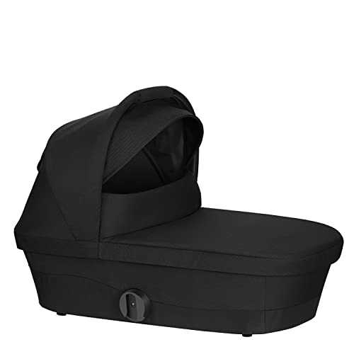 CYBEX Gold Melio Cot Capazo, Desde nacimiento hasta aprox 6 meses (máx. 9 kg), Deep Black