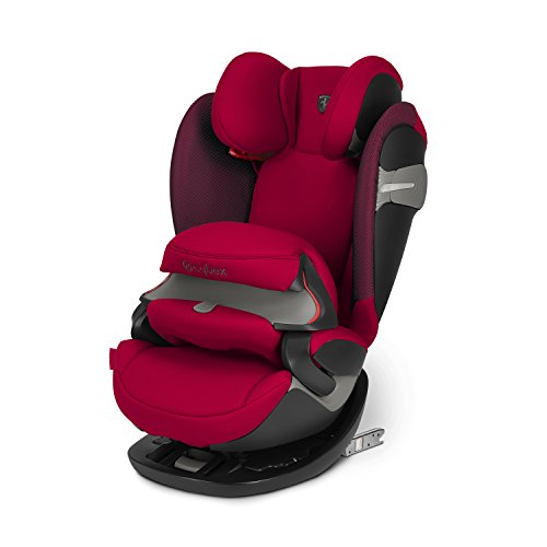 Cybex Gold Pallas S-Fix Silla de Coche Grupo 1/2/3 (9 Meses-12 Años), Rojo (Ferrari:Racing Red), 43 x 50 x 68.5 cm