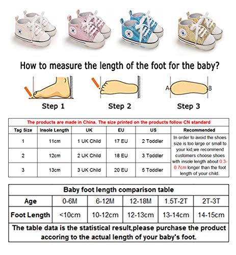 DEBAIJIA Bebé Primeros Pasos Zapatos 6-12M Niños Suave Suela Antideslizante Ligero Slip-on Zapatillas 18 EU Azul (Tamaño Etiqueta-2)