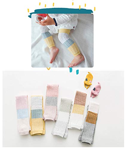 DEBAIJIA Calcetines de bebé niño Pantys Medias de Algodón para Niños de 0-12 meses Medias de Polainas de Malla fina Respirable Cómodo Adecuado para Primavera Verano Otoño - S - Rosa