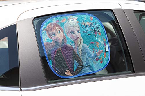 Disney Frozen Par de parasoles Laterales para Coche Frozen II Elsa Anna y Olaf para niñas