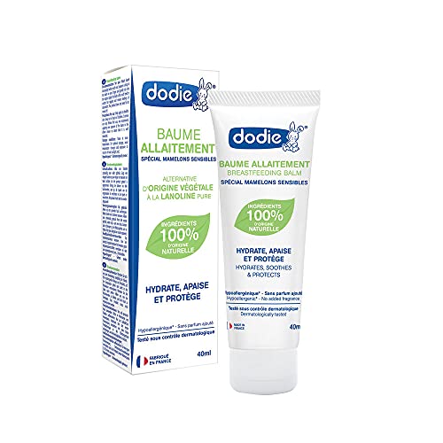 Dodie - Bálsamo para pezones, con lanolina vegetal, 40 ml