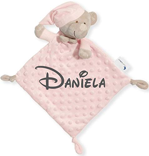 Dou Dou Atrapasueños - Personalizado, Nombre Bordado - mibebestore | Regalo Baby Shower (Rosa)