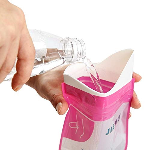 ER827QI 10PCS al Aire Libre 700ml orinar Emergencia Bolsas Fácil Tome Piss neceseres de Viaje Mini Móvil vómito Bolsa for el mareo Bolsa for el bebé/Adulto (Color Name : Pink)