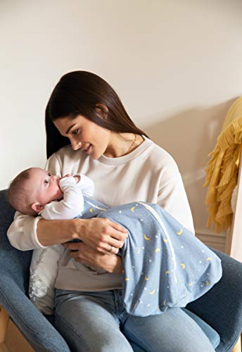 Ergobaby Saco de Dormir Bebe Recién Nacidos en Algodón TOG 1.0, Niño Niña 0-6 meses, Stellar