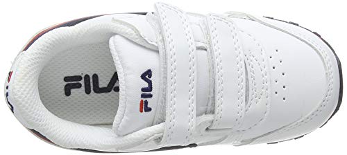 FILA Orbit infants, Zapatilla Unisex bebé, Blanco (White/Dress Blue), 25 EU