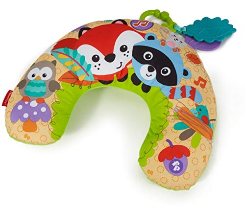 Fisher-Price - Almohadilla de media luna bosque, bebé +0 meses (Mattel CDN50)