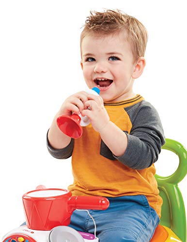 Fisher Price – Correpasillos Musical con Botones Interactivos – Correpasillos Bebe 1 año con Sonidos y Luces Incluidas – Ruedas Extra Anchas para una Mayor Estabilidad para los Bebes 1 Año +