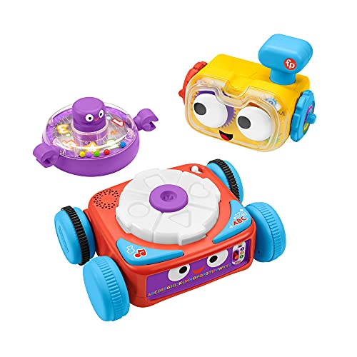 Fisher-Price HCK39 Linus - Robot de Aprendizaje 4 en 1, para bebés y niños pequeños, Juguete a Partir de 6 Meses (versión Alemana)