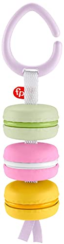 Fisher-Price sonajero mi primer macaron, juguete de actividades regalo para bebés + 3 meses (Mattel GRR45)