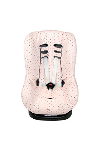 Fundas BCN ® - F70/4597 - Funda Universal para Silla de Coche Grupo 1 - Little Fun Peach