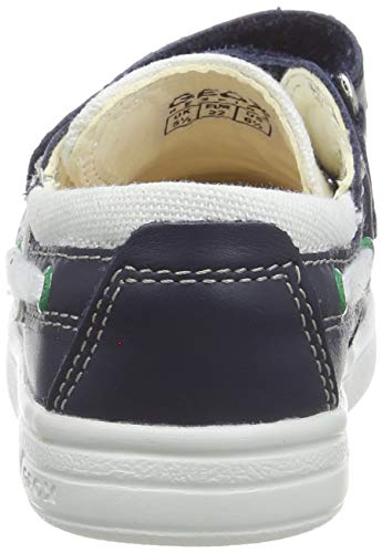 Geox B DJROCK BOY C Mocasines Bebé-Niños, Azul (Navy/White C4211), 21 EU