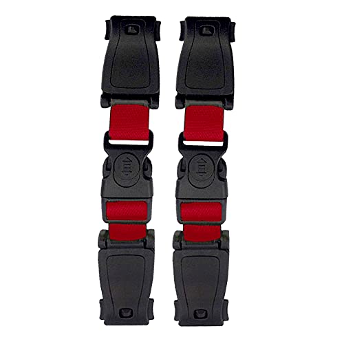 GOODGDN Clip Cinturon Silla Bebe,Asiento De Automóvil Anti Escape Arnés Clip para El Pecho No Se Requiere Roscar Ayuda A Evitar Que Los Niños Se Quiten Los Brazos De Las Correas-Rojo