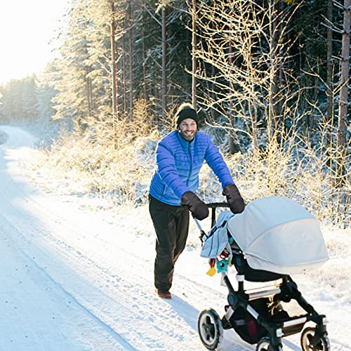 Guantes Carrito Bebé Luchild, Súper Gruesos, Cálidos, Impermeables y Anticongelante, Manoplas Carro Bebe, Adecuados para Accesorios de Cochecito para Padres y Cuidadores