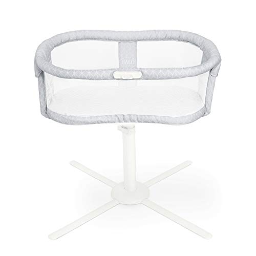 Halo Sleep BassiNest - Cama giratoria Essentia, Cuna de Niebla matutina, Cuna giratoria de 360, Cuna de Noche para bebés, Cuna para Dormir para recién Nacidos, 0-5 Meses