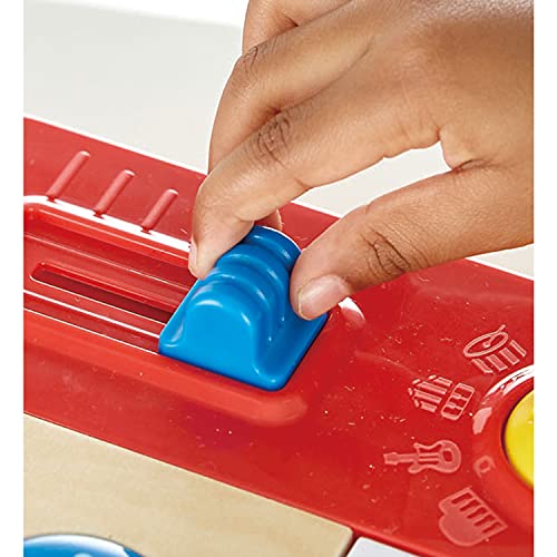 Hape E0621-Mesa Mesa de Mezclas DJ, Instrumento Musical, a Partir de 12 Meses, Multicolor (Toynamics Europe E0621)