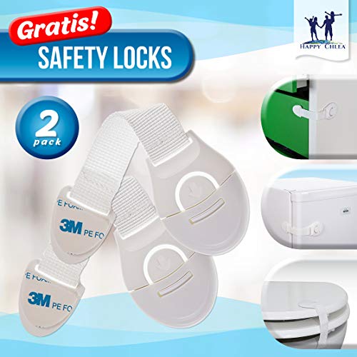 HAPPY CHLEA ® Protector de Esquinas para Bebes y Niños, Espuma Suave Protectores de Seguridad para Mesas Esquina – Protectoras Tecnología"Espuma Activa" GRATIS 2 Cerraduras de Seguridad (Negro)