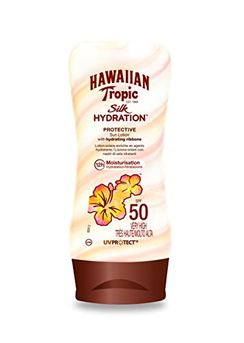 HAWAIIAN Tropic Silk Hydration Moisturisation Spf 50 Cuidado Solar - 1 Ud/ Ml, Crema, 180 Mililitro