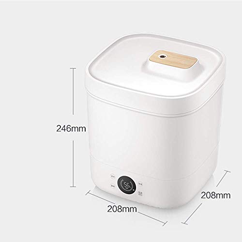 Humidificador, hogar purificador de aire silencioso for las mujeres embarazadas y los bebés, de gran capacidad for la pulverización de gran volumen, pantalla digital, el aspecto esmerilado fengong