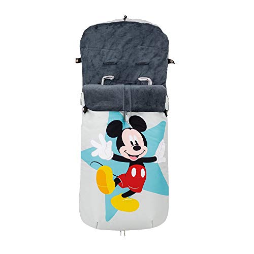 Interbaby Amazon Saco Universal para Silla de Paseo Mickey Star, gris