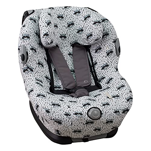 JANABEBE Funda compatible con Maxi Cosi Bébé Confort Opal (Raccoon)