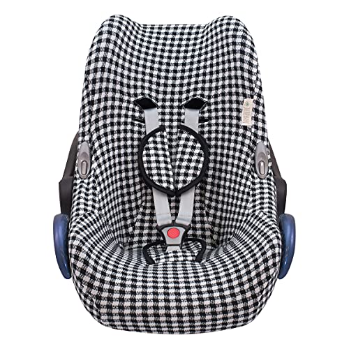 JANABEBE Funda compatible con Maxi Cosi Cabriofix, portabebe gr 0 (Vichy)