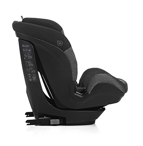 Jané Vulcano, Silla de Coche I-size, de 76 a 150 cm, con Isofix y Top Tether, 4 Posiciones Reclinado, Incluye Reductor, Oversea