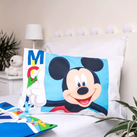 JFabrics Juego de edredón y almohada para cuna de bebé, juegos de cama para niños pequeños, con pato Donald y Plutón