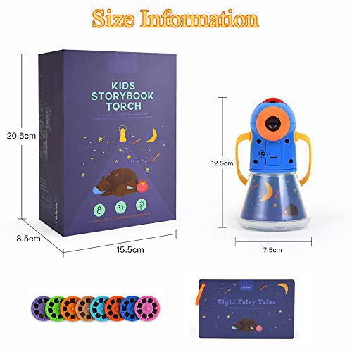 Juguete proyector multifunción tres en uno con libro de cuentos Niños Proyector de cuentos práctico portátil Luz de noche estrellada Mini cuento para dormir Cuenta linterna Proyector Juguete educativo