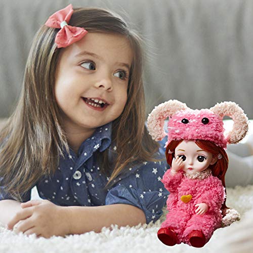 kaikki Body Fashion Dolls, Mini Muñeca con Traje De Ropa Colorida, Zodiaco Chino, Muñeca De Princesa, Juego De Juguetes para Niña, Niñas