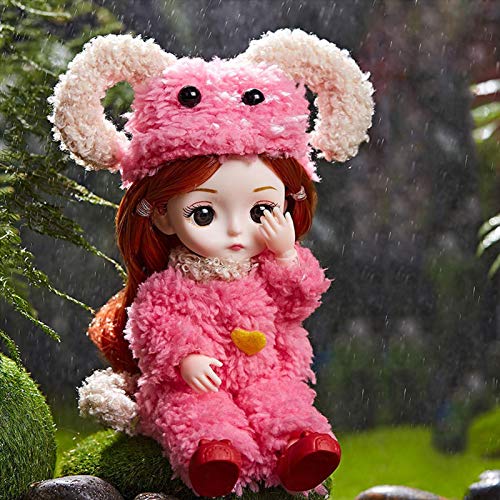 kaikki Body Fashion Dolls, Mini Muñeca con Traje De Ropa Colorida, Zodiaco Chino, Muñeca De Princesa, Juego De Juguetes para Niña, Niñas