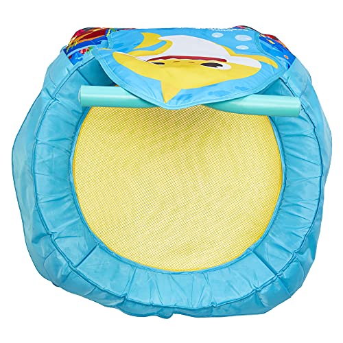 KidActive- Baby Shark - Cama elástica para niños pequeños, Color Blue & Yellow (Moose Toys 13185)