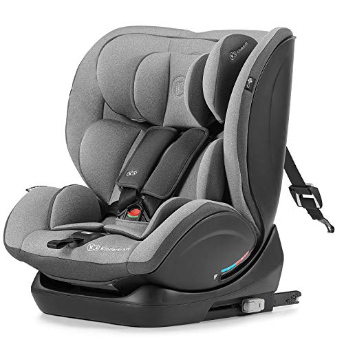 Kinderkraft Silla de Coche Isofix MYWAY, Grupo 0+/1/2/3, 0-36 Kg, H-Guard, Gris