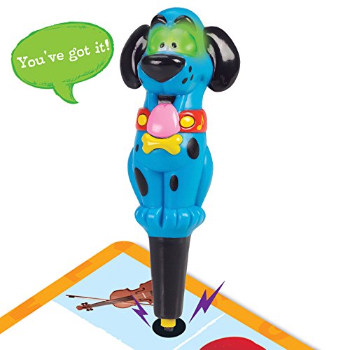 Learning Resources- Bolígrafo Interactivo Hot Dots Que Habla y te enseña-Ace, The Talking Teaching Dog, Color (EI-2350)