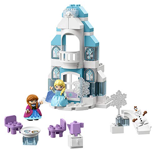 LEGO DUPLO Princess Frozen Ice Castle 10899 Toy Castle Building Set for Toddlers with Anna, Elsa and Olaf, Frozen Castle and Character Figures for Creative Play, New 2019 (59 Pieces)