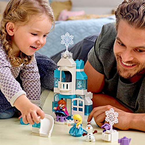 LEGO DUPLO Princess Frozen Ice Castle 10899 Toy Castle Building Set for Toddlers with Anna, Elsa and Olaf, Frozen Castle and Character Figures for Creative Play, New 2019 (59 Pieces)