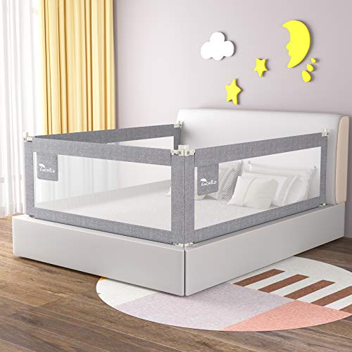 Luchild Barandilla de La Cama Guardia de Seguridad para Niños, Portátil Barrera de cama para bebé Protección contra caídas, Barandilla cama - 180cm 1pcs