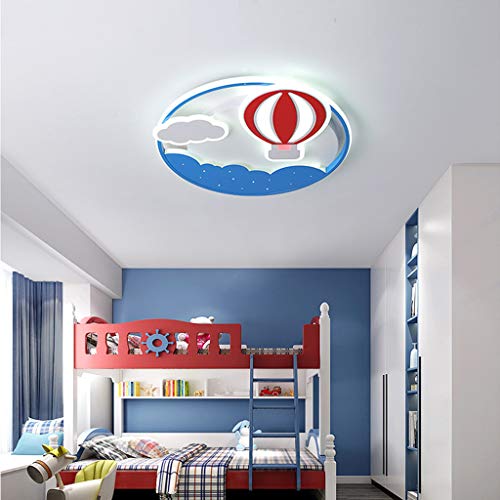 Luz De Techo Creativa Lámpara LED Para Habitación De Niños Regulable Con Control Remoto Lámpara De Techo Pantalla De Acrílico Ultrafina Moderno Niños Niñas Dormitorio Interior,40cm/24W