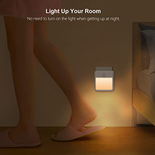 Luz Nocturna Infantil, Gritin Luz Nocturna LED con Sensor de Movimiento, Luz Lámpara Quitamiedos Infantil con 3 Modos para Habitación Bebé, Dormitorio, Pasillos, Sala