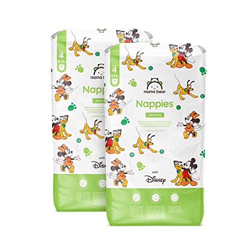 Mama Bear - Disney - 168 pañales ultrasecos, talla 4 (8-14 kg) - PACK MENSUAL