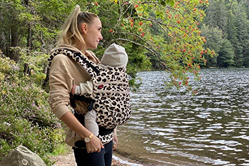 manduca XT Portabebe > < Mochila Ergonomica Portabebe, Asiento Ajustable, 3 Posiciones, Algodón Orgánico, se Adapta a Recien Nacidos y Ninos Pequenos (XT Limited Edition, Leo)