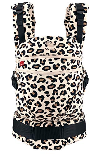 manduca XT Portabebe > < Mochila Ergonomica Portabebe, Asiento Ajustable, 3 Posiciones, Algodón Orgánico, se Adapta a Recien Nacidos y Ninos Pequenos (XT Limited Edition, Leo)