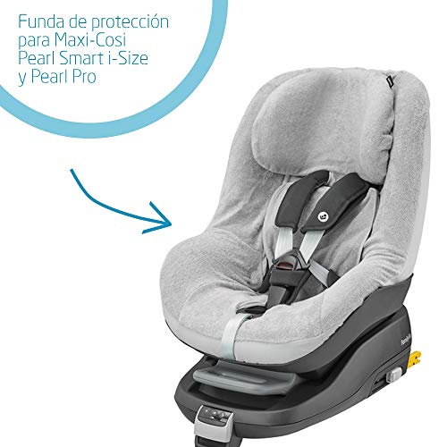 Maxi-Cosi Funda para Silla de Coche Grupo 1 Pearl y Pearl Smart I-Size, funda protectora de algodon, color gris