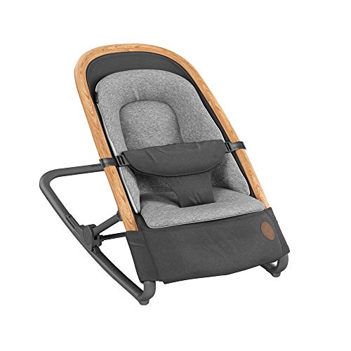 Maxi-Cosi Kori Hamaca bebé ergonómica de balanceo natural, plegable y portátil, Essential Graphite (gris)