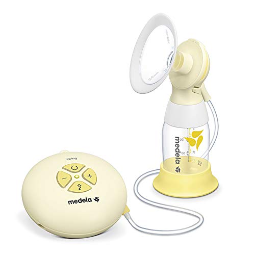 Medela Extractor De Leche Eléctrico Individual Swing Flex Diseño Compacto + Pack De Bolsas De Almacenamiento De Leche Materna De 180 Ml Paquete De 50 Bolsas De Recogida De Leche Materna