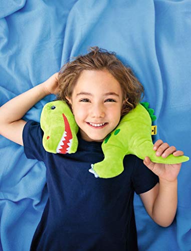 moses. Almohada Cervical para niños con diseño de tiranosaurio Rex, Ideal para Viajes Largos