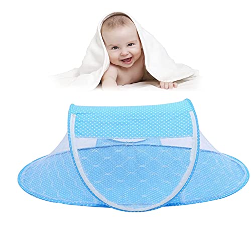 Mosquitera para Bebé,Tianher Mosquitera Plegable para Tienda Portátil Niños Cama Cuna para Bebé con Cremallera para Dormitorio Familiar Camping de Playa Viaje