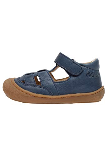 Naturino WAD-Zapato semiabierto de piel Azul marino 24