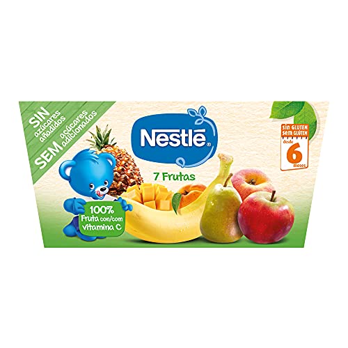 Nestlé Tarrinas de fruta 7 Frutas 4x100g - Pack de 6